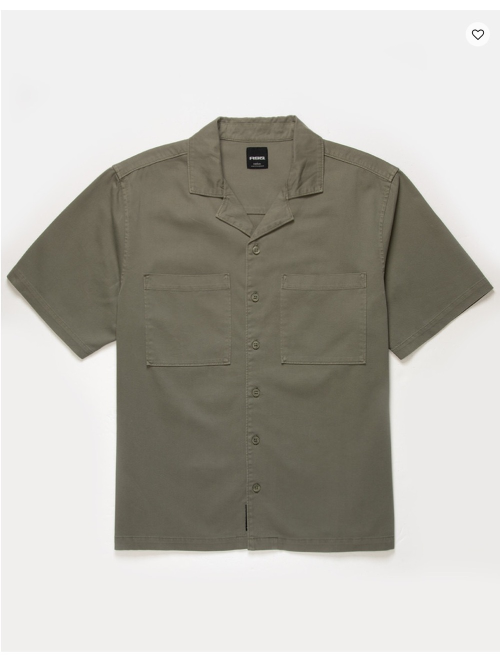 RSQ Men’s Tilly’s Washed Twill Camp Shirt